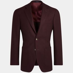 Suitsupply Burgundy Havana Jacket